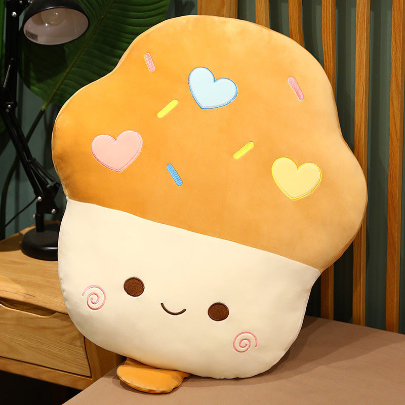 Ice-cream Plush Toy Stuffed Food Soft Doll Fruit Pillow Home Sofa Decor