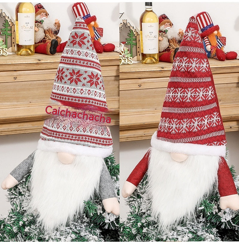 Christmas Tree Hat Forest Elderly Tree-top Star Home Decorations Arrangement Products