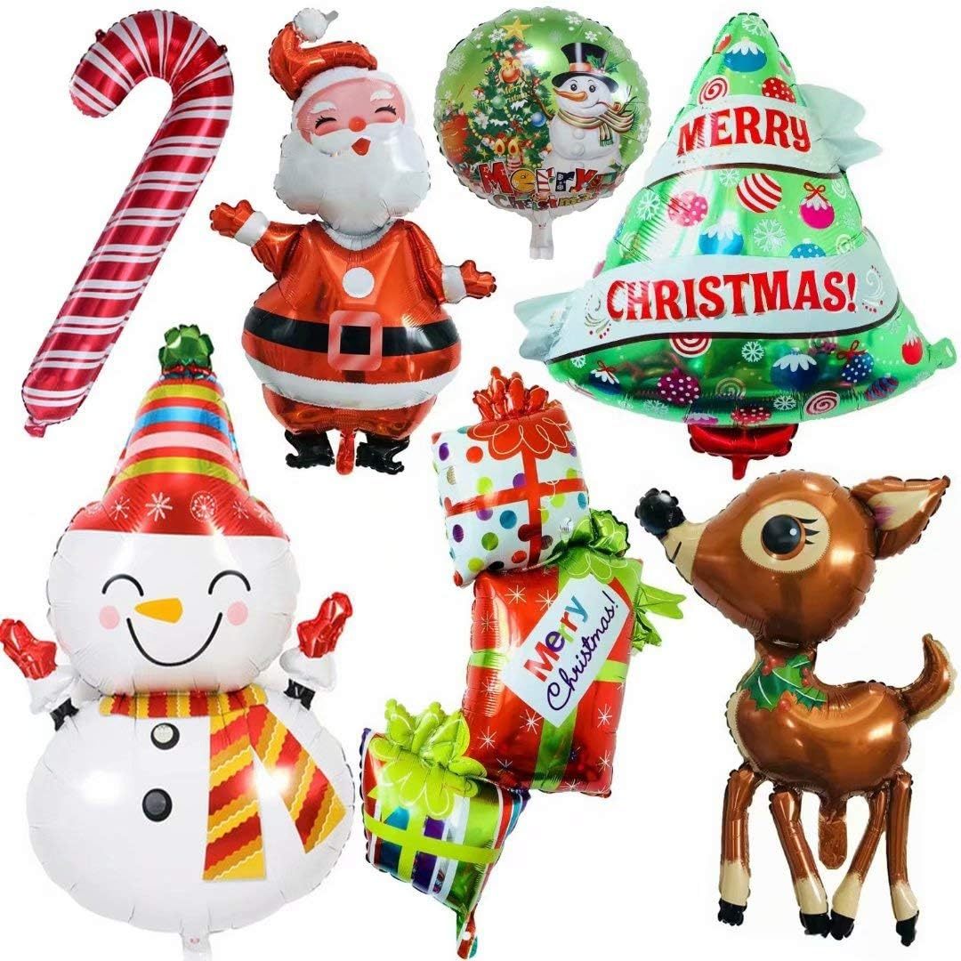 Christmas Decor Balloons Christmas Snowman